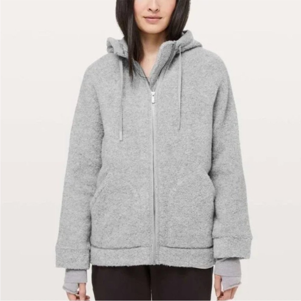 Lululemon So Sherpa Hooded Wool Jacket